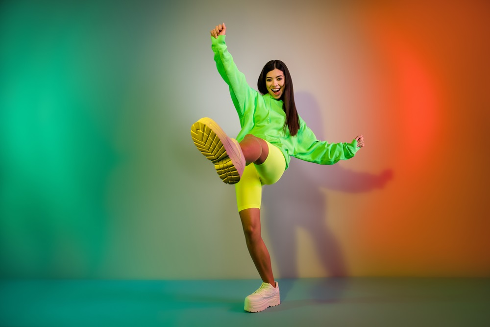 Dancer preparing for a professional audition for dance jobs in 2025.